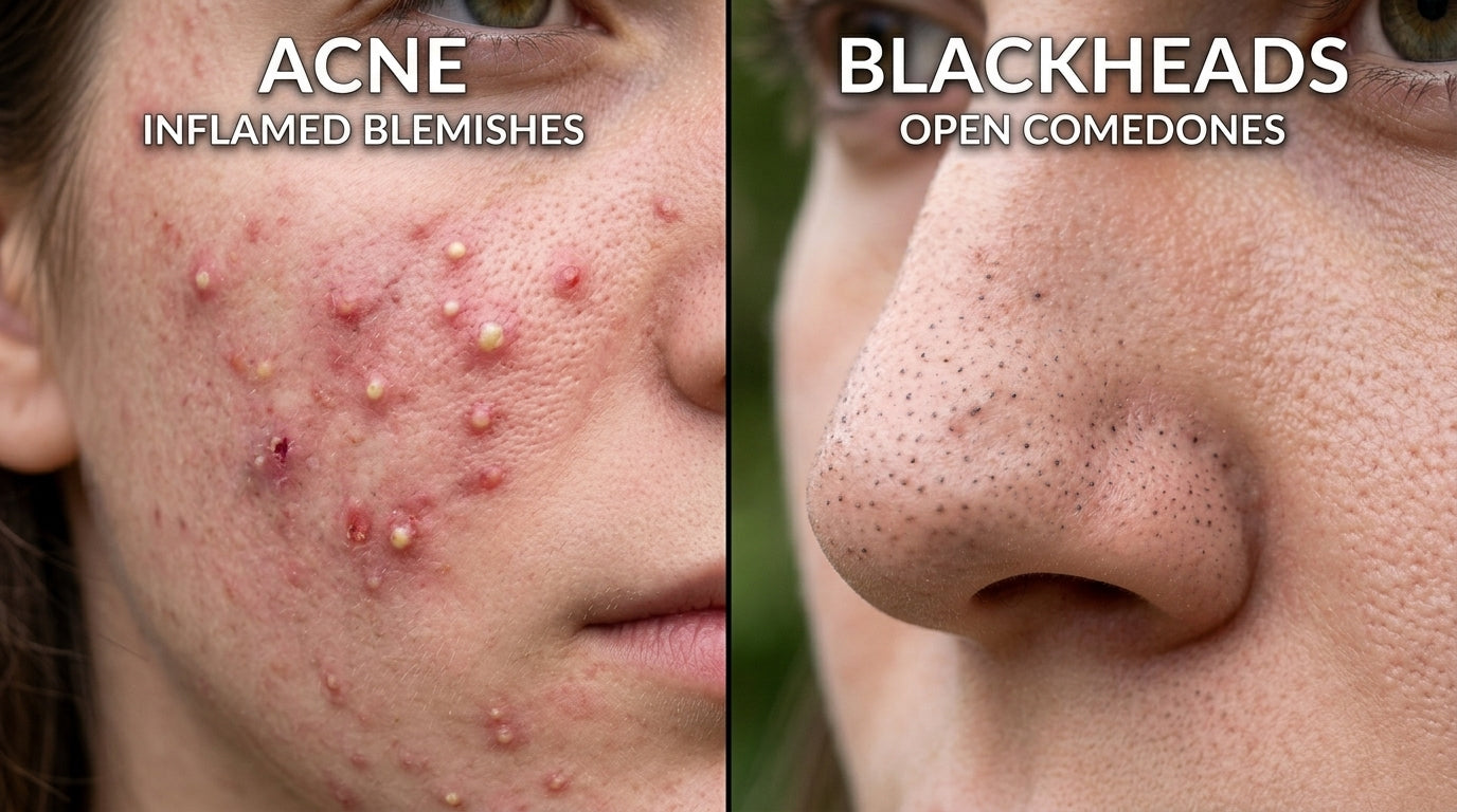 Acne vs. Blackheads: What’s the Real Difference?