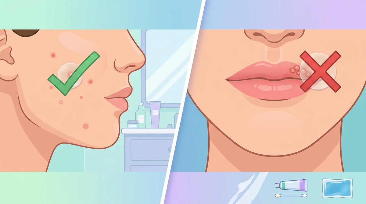 Pimple Patch on a Cold Sore: Why It Doesn't Work and What to Do Instead