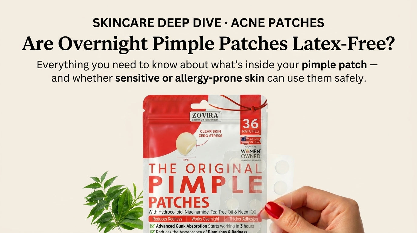 Are Overnight Pimple Patches Latex-Free?