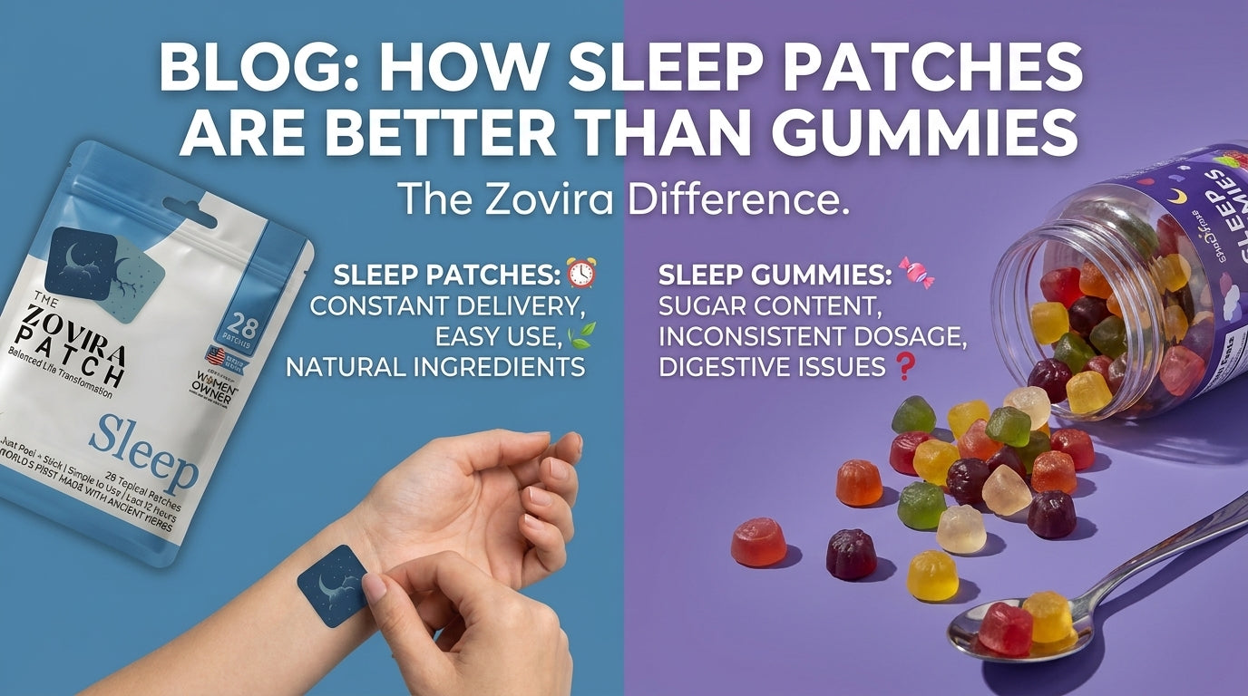 Sleep Patches vs. Sleep Gummies — Why Patches Win