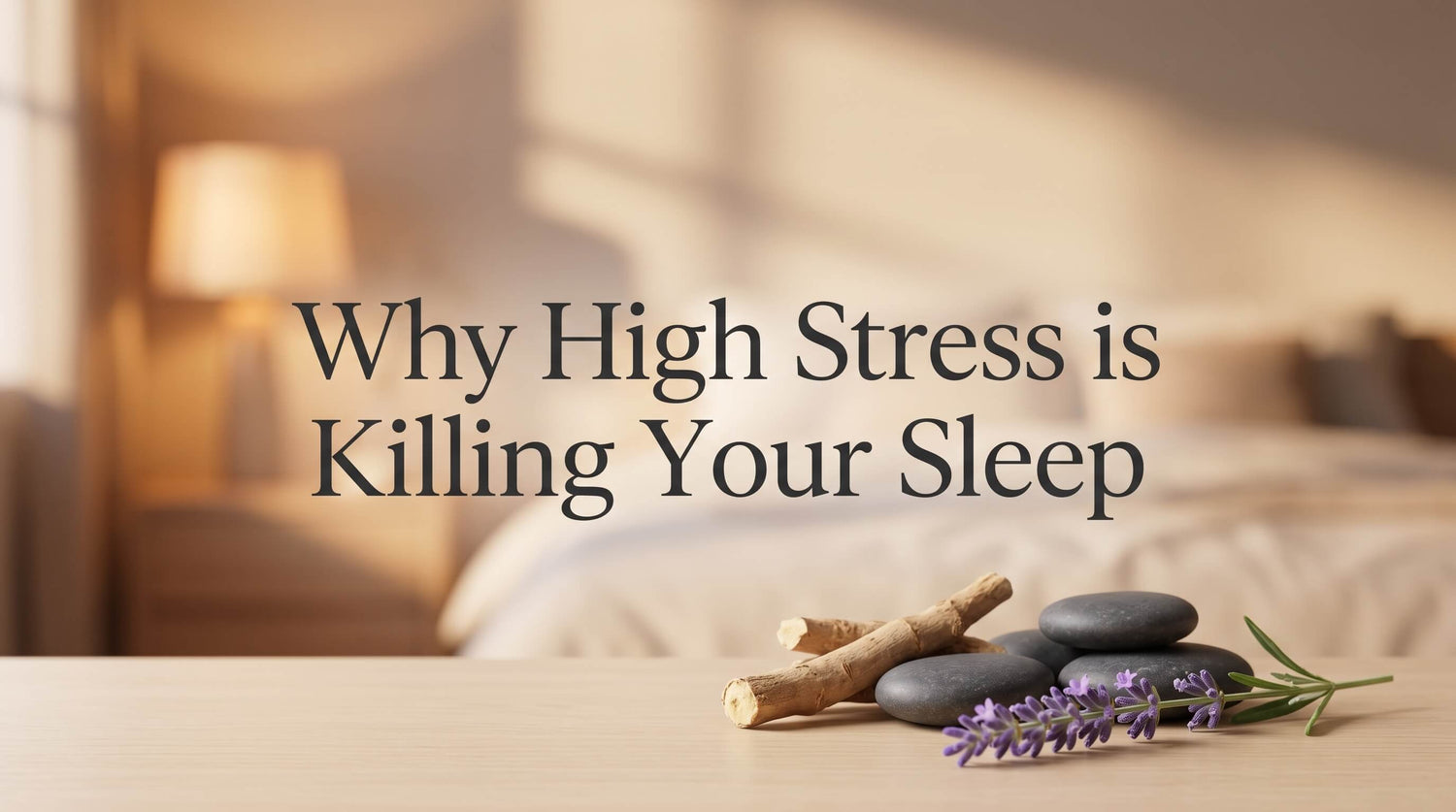 Why High Stress is Killing Your Sleep (And How Ashwagandha & Magnesium Can Help)