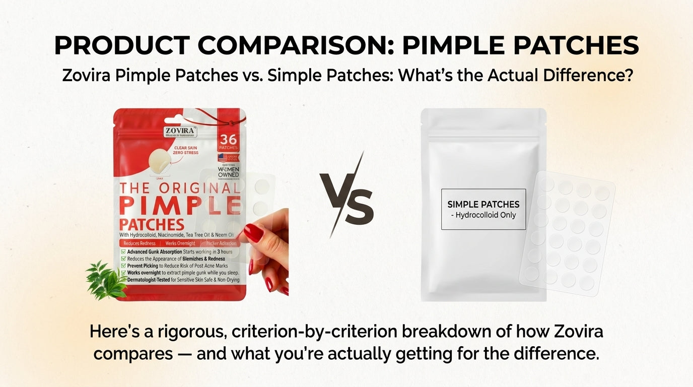 Zovira Pimple Patches vs. Simple Patches: What's the Actual Difference?
