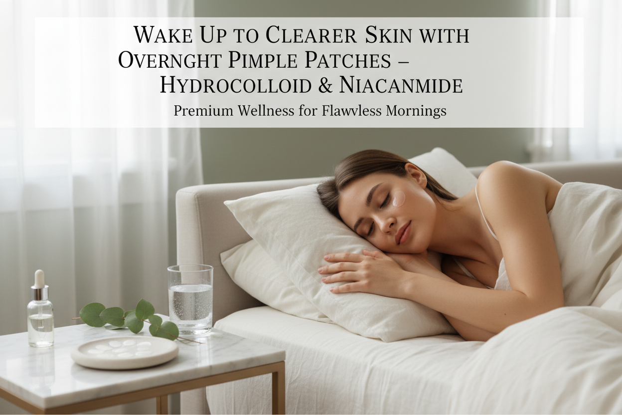 Wake Up to Clearer Skin with Pimple Patches – Hydrocolloid & Niacinamide