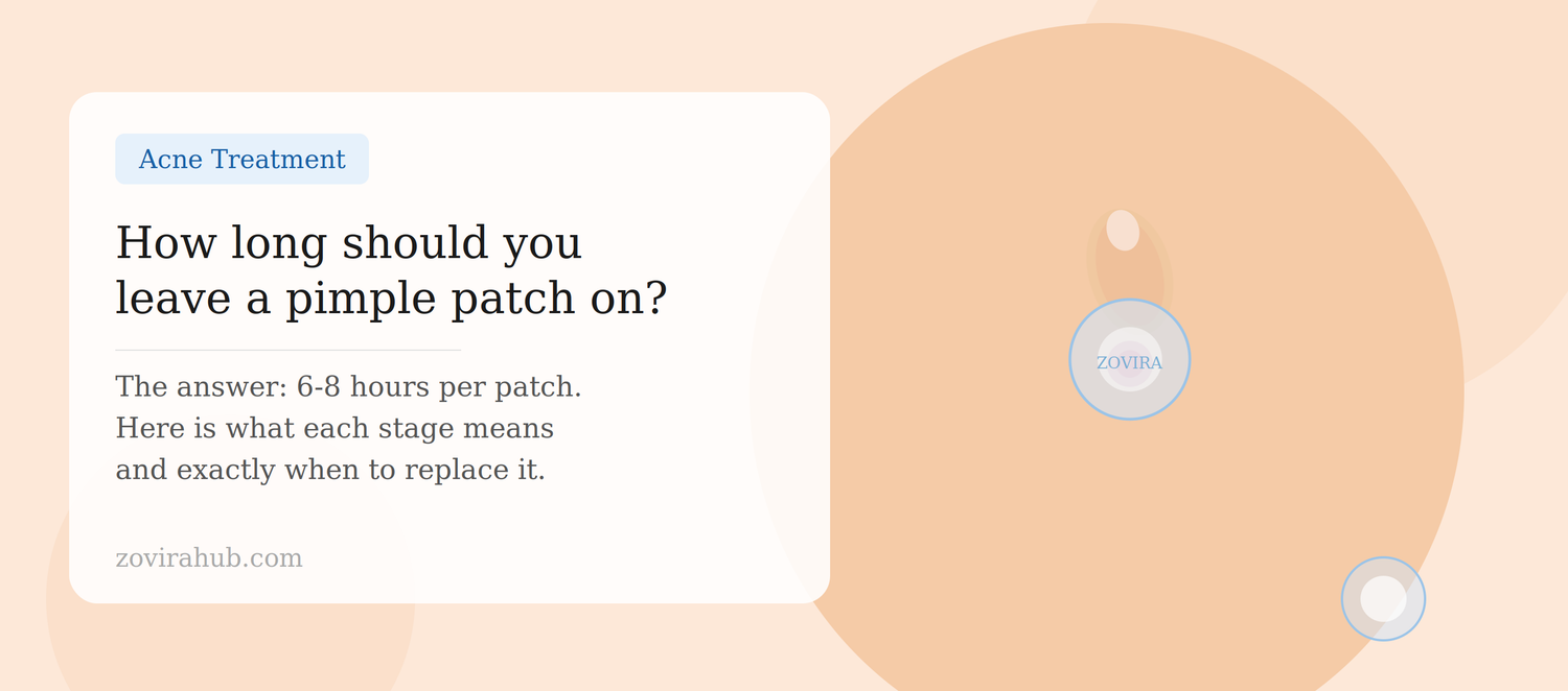 How Long Should You Leave a Pimple Patch On? (And When to Replace It)